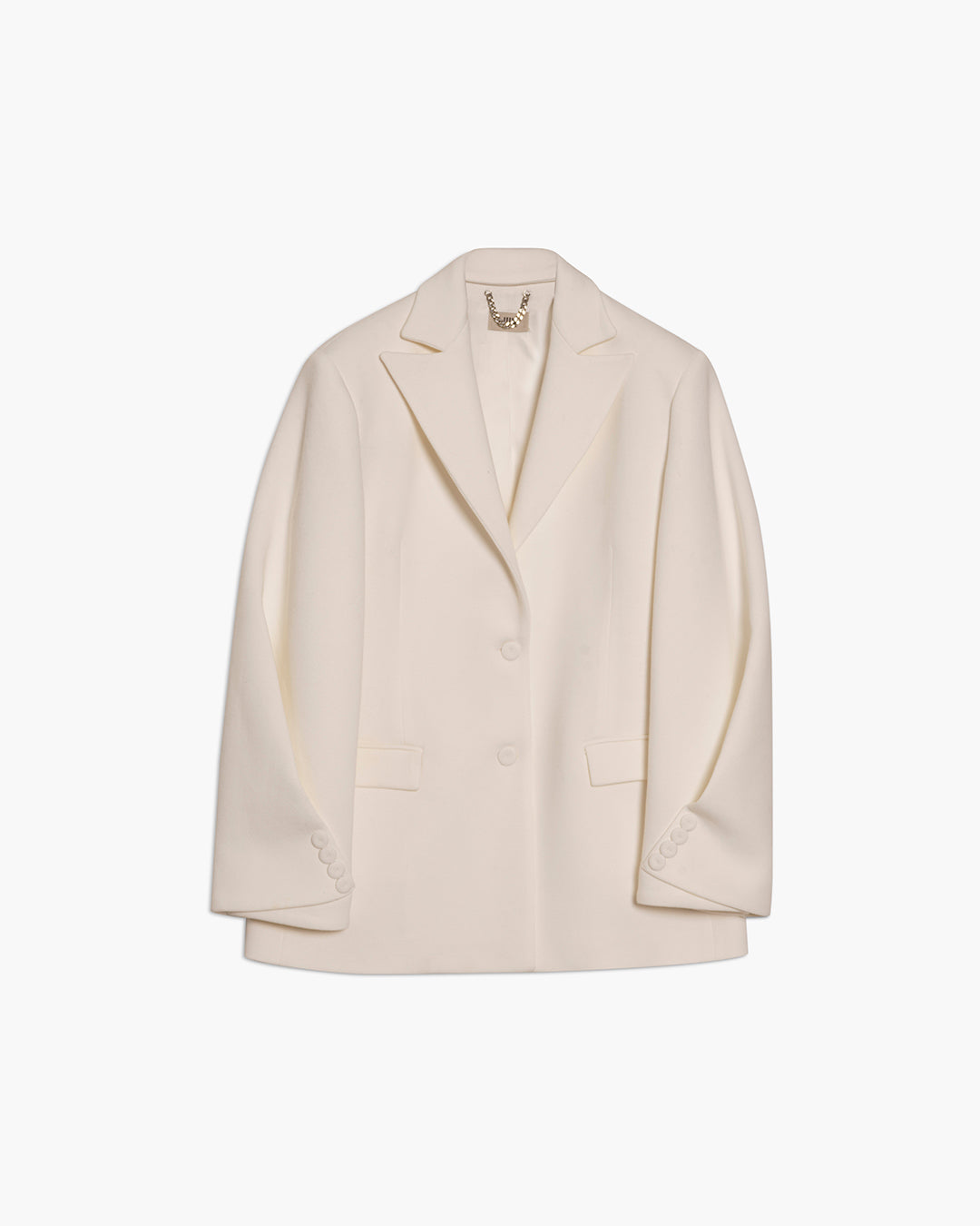 Blazer tinta unita in felpa