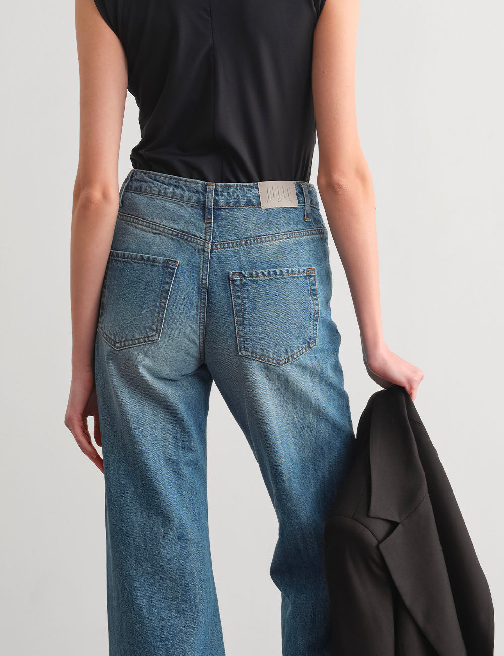Pantalone in denim cinque tasche