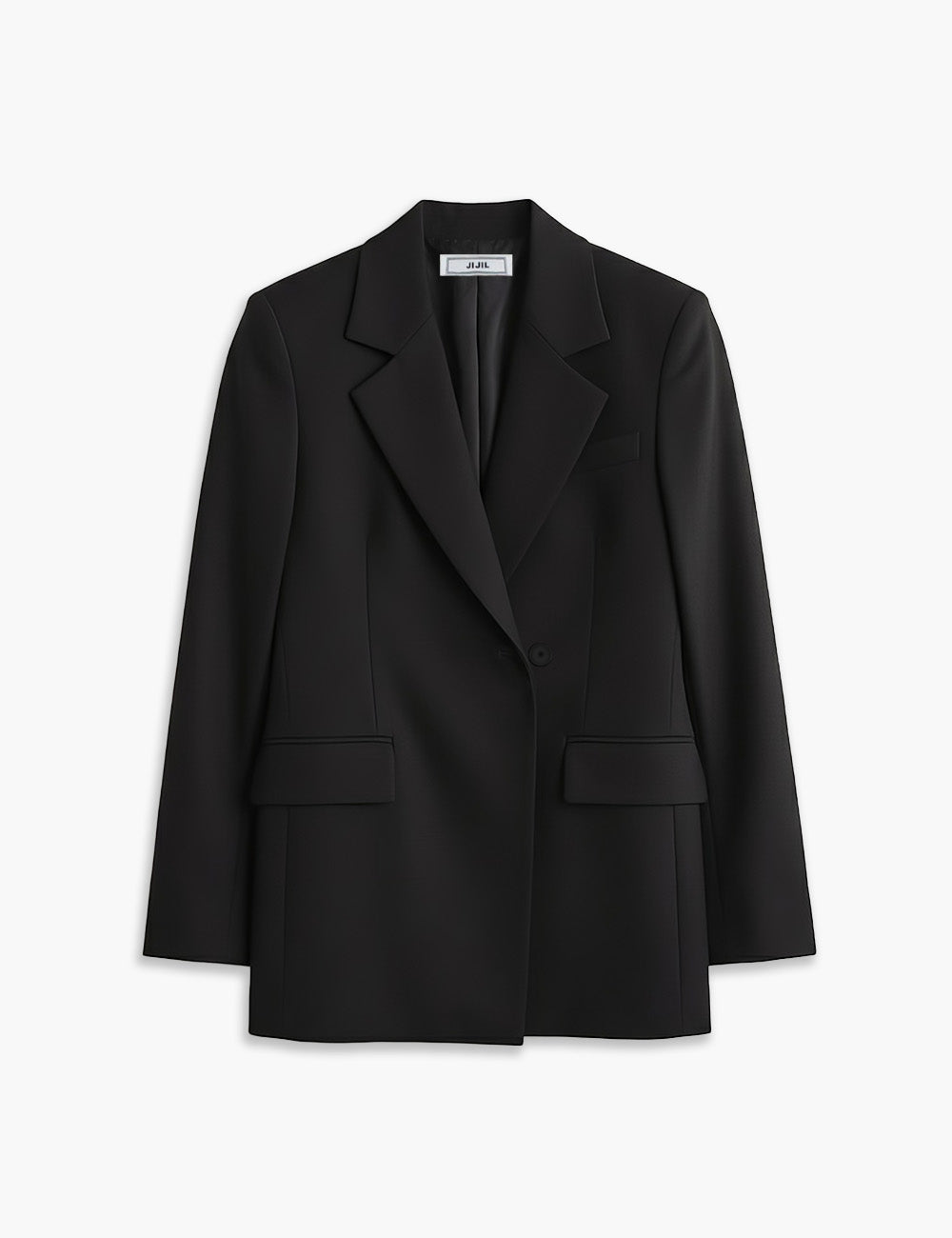 Giacca monopetto con revers classici