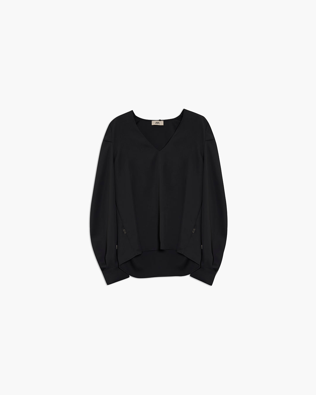 Blusa in tessuto tinta unita