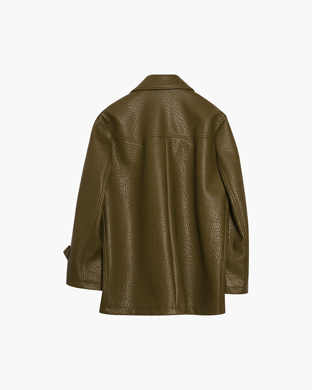 Giacca Oversize in Pelle effetto martellato