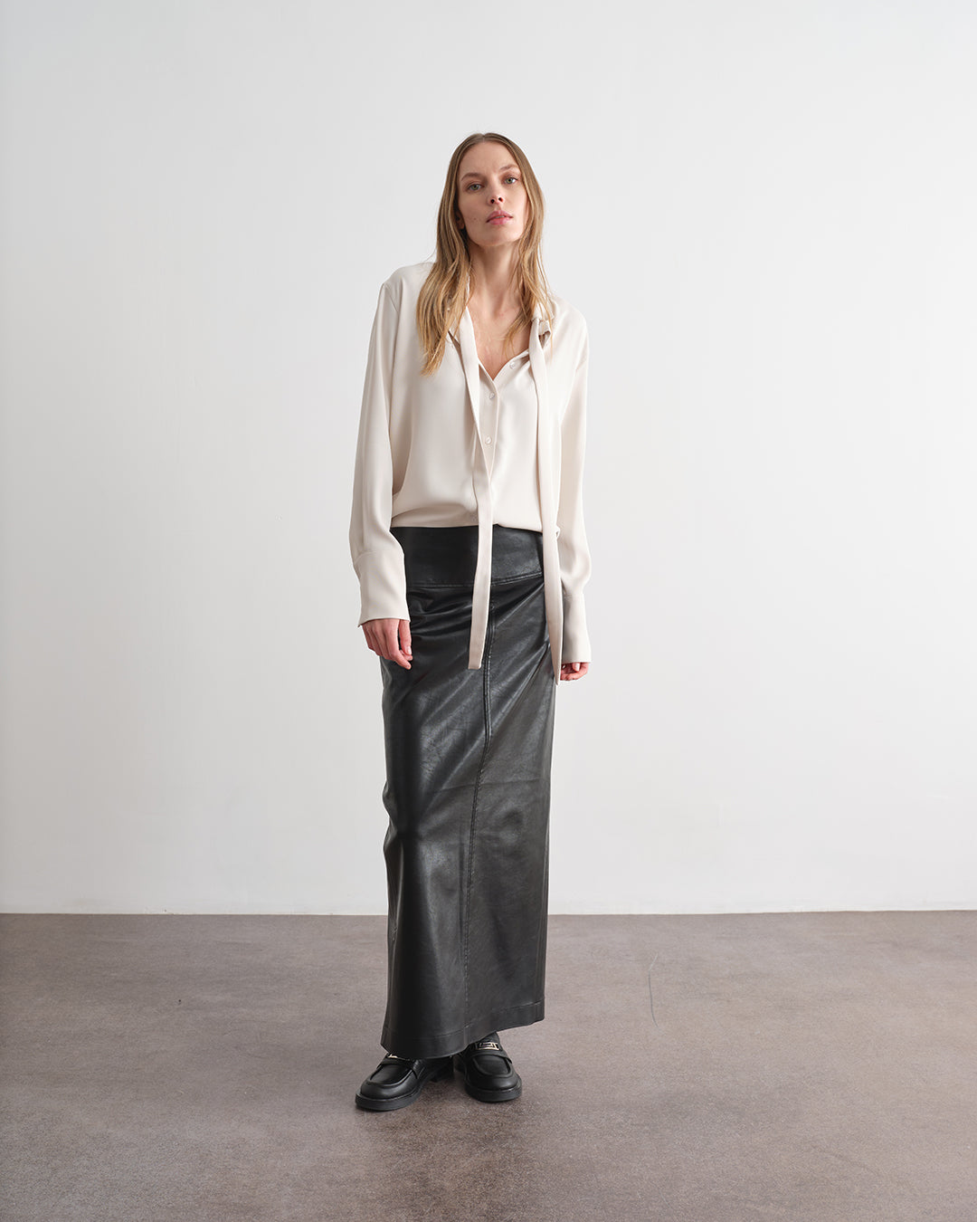 Camicia in twill fluido