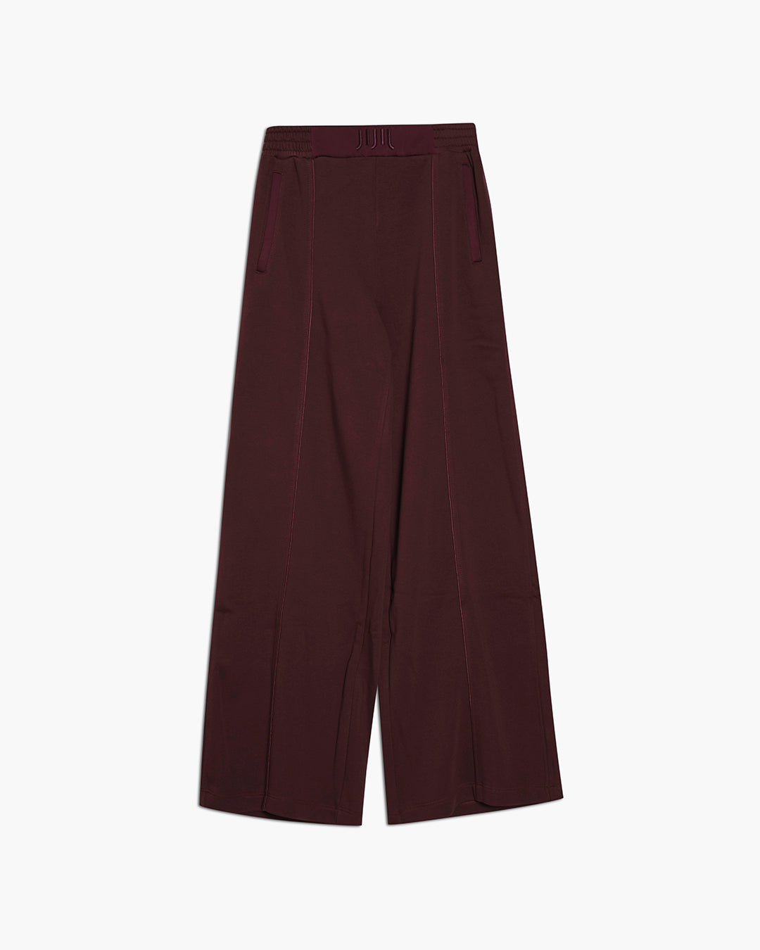 Pantalone in felpa con dettaglio log ricamato